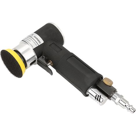 Mini ponceuse pneumatique d'angle 90° pour polissage et meulage, plateau de ponçage de 2 ou 3 pouces. (1/5)