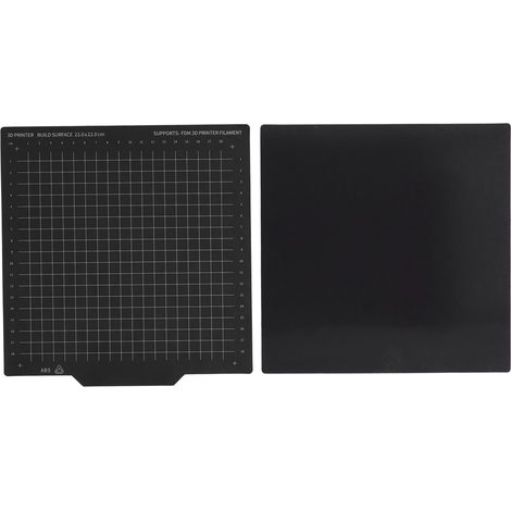 Plateau d'impression 3D magnétique flexible double face en acier à ressort 220x220mm, lit chauffant pour imprimante 3D (1/5)