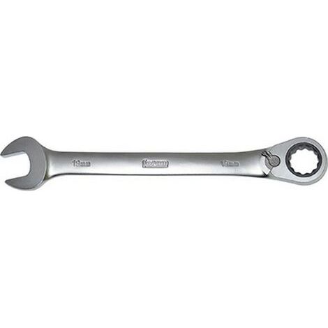 Chiave A Cricchetto Combinazione Inclinata A 15 °, Reversibile, Costa S / Piatto: 10 Mm Lungo. 160 Millimetri (1/2)