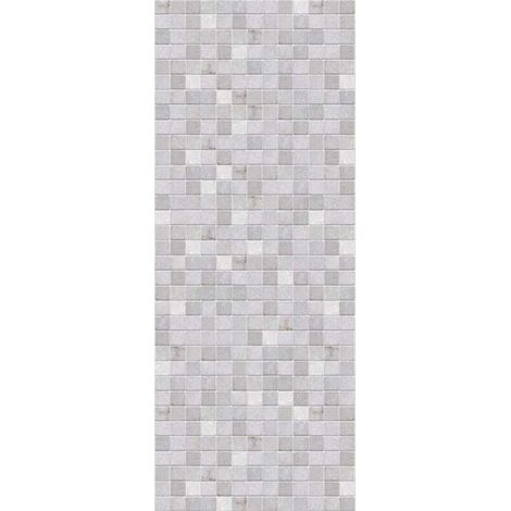 Panneau mural douche en alu-composite VIPANEL - Carrelage Décor Mosaique Marbre Greige - Finition Brillant - 100x255cm (1/5)