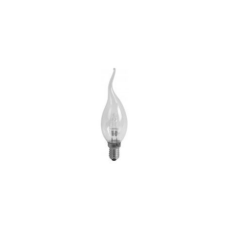Ampolle alogena a forma di fiamma Designazione 2 lampadine potenza 28W lumen 370 attacco A vite E14