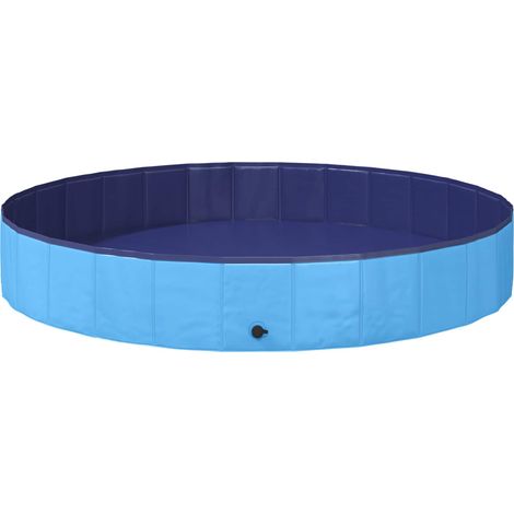 Kinder Schwimmbecken Blau Ø200 x 30 cm vidaXL