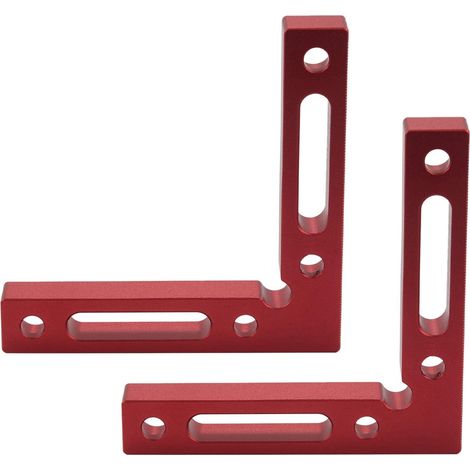 (2 Stück) 90°-Winkelklemmen aus Aluminiumlegierung für die Holzbearbeitung – Werkzeug für die Holzbearbeitung – Winkelklemme (1/5)