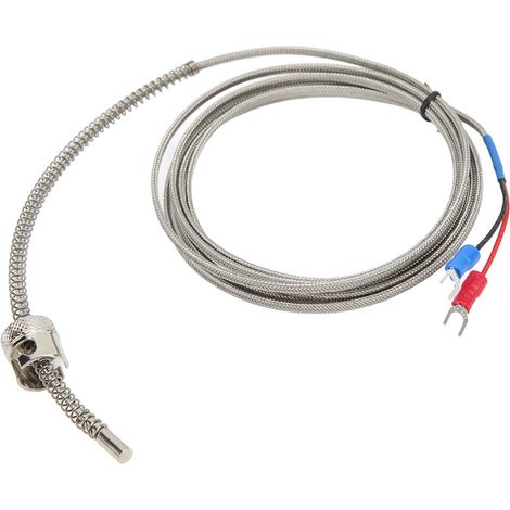 Thermocouple type K robuste sonde de température anti-interférence résistante à la corrosion contrôleur 2 mètres (1/5)