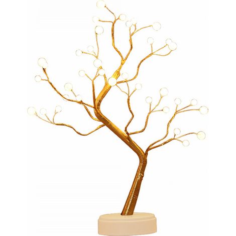 Guirlande LED arbre – 36 LED – Bonsaï – USB/Piles – Noël/Déco – Ambiance chaleureuse (1/5)