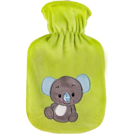 Bouillotte 0.8 litre verte avec Koala brodé (1/2)