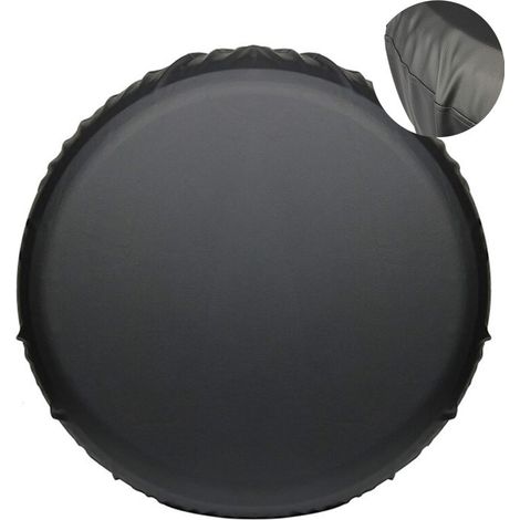 Housse de pneu de secours 14 pouces, housse de pneu de voiture, cuir PVC, imperméable et anti-poussière, housse de pneu de secours universelle, coupe-vent et chaude