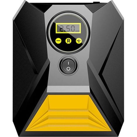 Gonfleur de pneu de voiture, compresseur d'air portable, pompe à pneu de voiture pour voitures, vélos, motos (1/4)