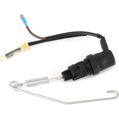 Interrupteur de feu de freinage arrière universel de moto avec Kit de ressort adapté pour YBR125 2007 2008 2009 2010 2011 2012 2013 2014 (1/5)