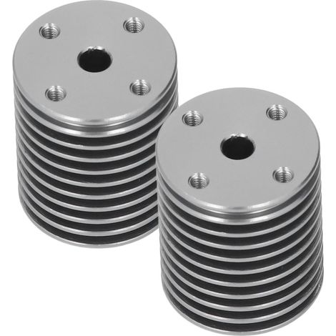 Kit de dissipateur thermique pour imprimante 3D, 2 pièces, pour Voron 0.1 0.2 Hotend V6 CNC, refroidisseur en aluminium cinéreux (1/5)