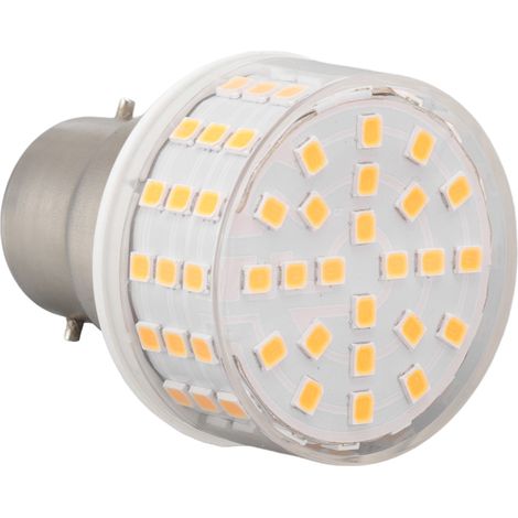 Ampoule LED B22 type maïs, 10 W, 1000 lm, sans scintillement, à économie d'énergie, pour plafond, table ou meuble, 85-265 V CA, lumière chaude. (1/5)