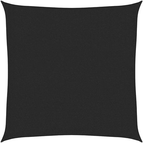 Maison Exclusive - Voile d'ombrage 160 g/m² Noir 3,6x3,6 m PEHD (1/5)