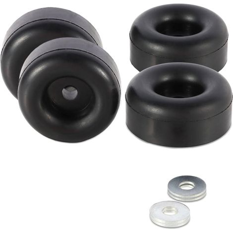 Almohadillas antivibración para los pies, 4 piezas, soportes