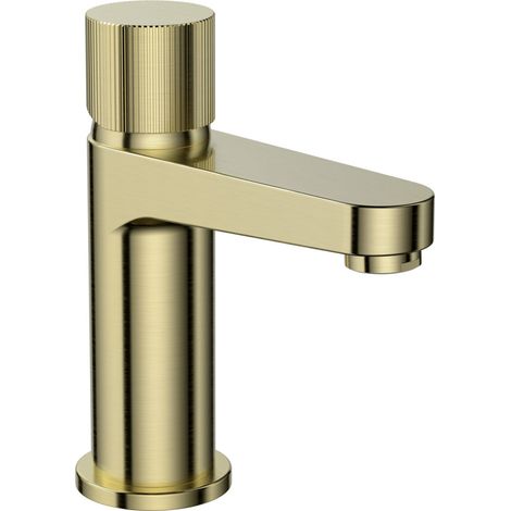 Orbit Koko Mono Basin Mixer Tap - Brushed Brass (1/5)