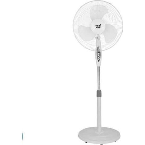Ventilador De Pie Bise Blanc 3 Vel 45w Regx43x40cm Oscilante 3 Aspas Blancas C/remoto Y Temporizador (1/3)