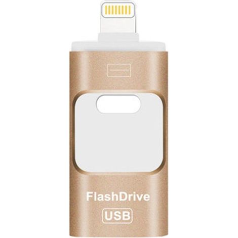 USB-Stick – 3-in-1 USB 3.0 – USB-C-Anschluss für iPhone und USB-A – Externer Speicher für iPhone, iPad, Android und PC – 64 GB (1/5)