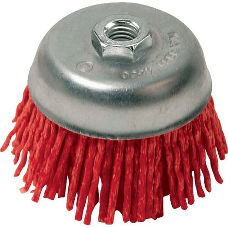 Silverline 220410 Spazzola di fili nylon abrasivi a tazza 100 mm