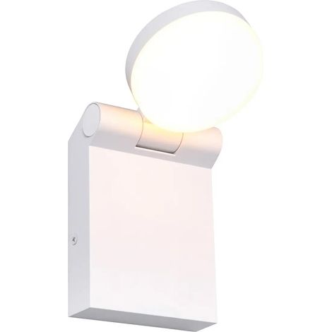 [NEUWERTIG] B-Ware Trio Lighting Led Außenwandleuchte Wandlampe Lampe Weiß Matt Kippbar Cct Ip44