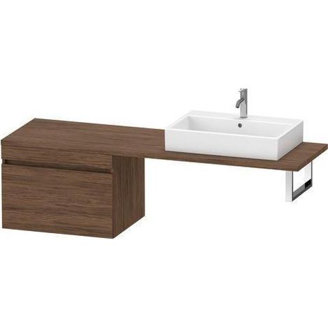 Console DURASTYLE 512x700x548mm chêne noir/blanc mat