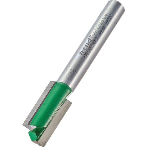 C016 X 1/4 Tct Two Flute Cutter 10.0Mm X 19.1Mm