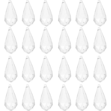 en cristal acrylique en forme de larme 71 pièces à effet