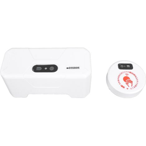 Kit chasse d'eau WC automatique sans contact capteur infrarouge 20cm USB rechargeable étanche IPX6 (1/5)