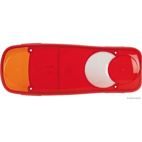 Herthbuss lente di luce posteriore trasparente 349x129 mm