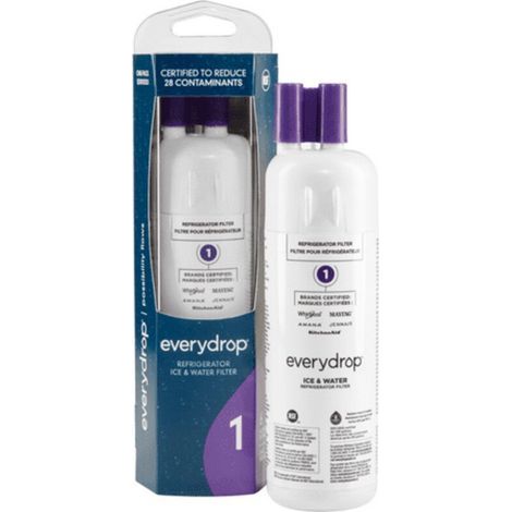 2er-Pack Everydrop by Whirlpool Kühlschrank-Eiswasserfilter. 1. EDR1RXD1. Lila