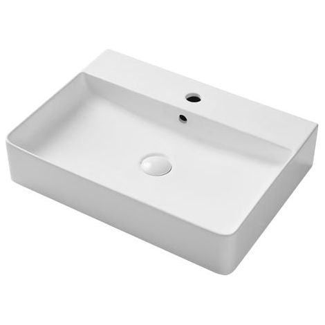 Primaster Keramikwaschbecken 60 cm Prag weiß matt Handwaschbecken