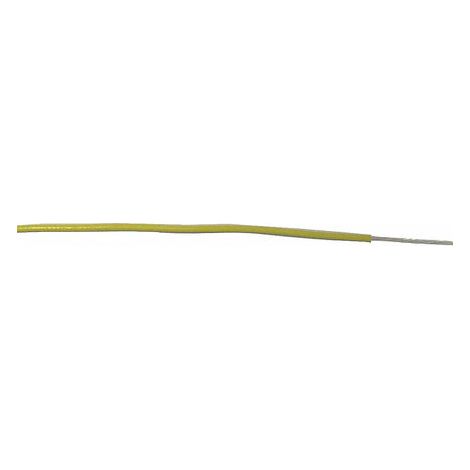 Fils de connexion RS PRO UL3239, 11 0,2 mm² 24 AWG, 6 kV c.c., XLPE Jaune, 100m ( Prix pour Bobine de 100 Mètres )