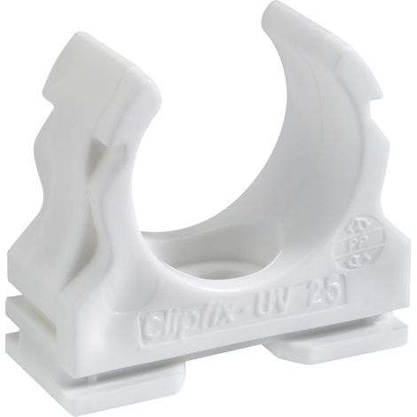 Fränkische Kunststoff-Klemmschelle clipfix-UV 32 ws