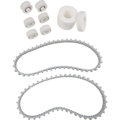Kit de rails de rechange pour nettoyeur de piscine Dolphin 9985006-R2 6101611-R4 Courroies d'entraînement Anneaux d'escalade Poulies Guide Poulies Active CC Plus DX Modèles (1/5)