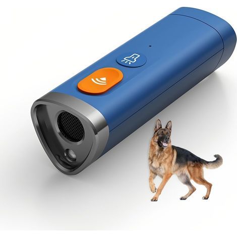 Pour Appareil anti-aboiement à ultrasons avec mode lampe de poche, répulsif pour chien, rechargeable et durable, facile à utiliser pour l'intérieur et l'extérieur (1/5)