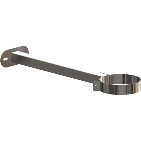 ATEC Distanciador de pared 50-500mm DN110/160 Acero inox. brillante acortable, 703746