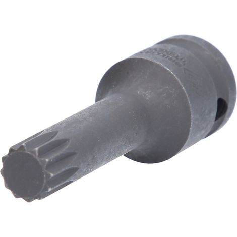 BRILLIANT TOOLS 1/2" Kraft-Bit-Stecknuss XZN M14 - BT022617 (1/5)