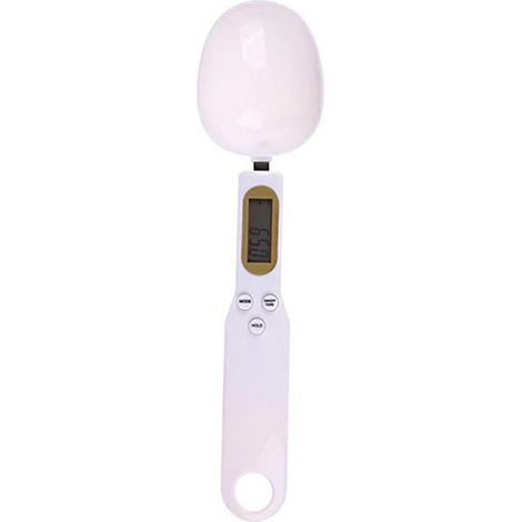 Cuchara medidora con graduación de 0,1 g a 500 g, pantalla LCD, 4 unidades de pesaje, báscula multifunción para cocina, medicina y más.