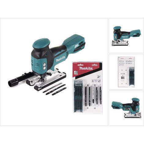 Makita DJV 181 Z Akku Pendelhubstichsäge 18V Brushless Solo + 17x Sägeblatt - ohne Akku, ohne Ladegerät