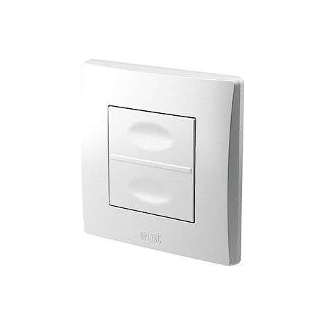 Télécommande murale extra plate 2 touches Radio Zigbee