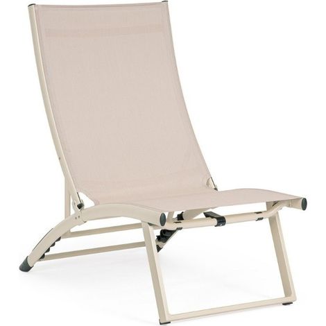 Poltrona lounge reclinable Taylor whisper en aluminio y textilene 53 x 166,5 x 90 cm (1/4)