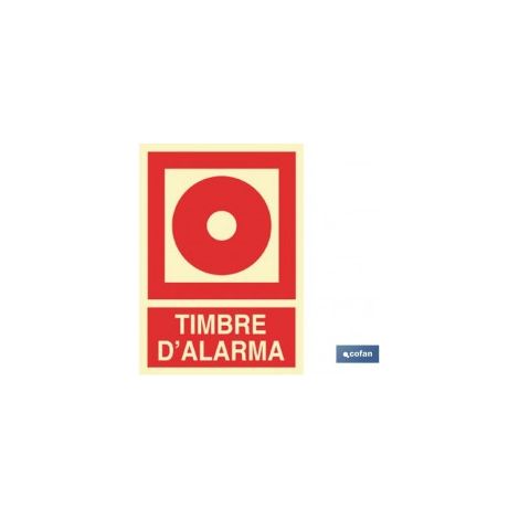 Sonnette d'alarme compacte avec signal lumineux 297 x 210 mm