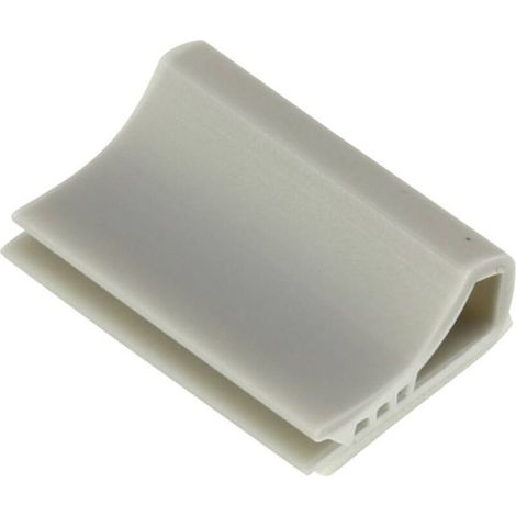Embase de fixation TRU COMPONENTS TC-6645724 gris clair 100 pc(s) X891291 (1/2)