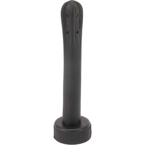 Lavement bouteille silicone portable avec bouchon fileté, embout à huit trous pour douche vaginale et anale, irrigation nettoyage intime. (1/5)