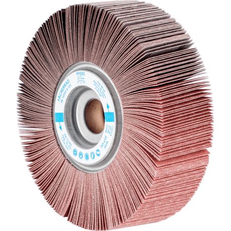 PFERD TOOLS Lamellenschleifrad FR Ø 165x50mm Bohrung Ø 25,4 mm A120 für universelle Anwendung 2 Stk (1/5)