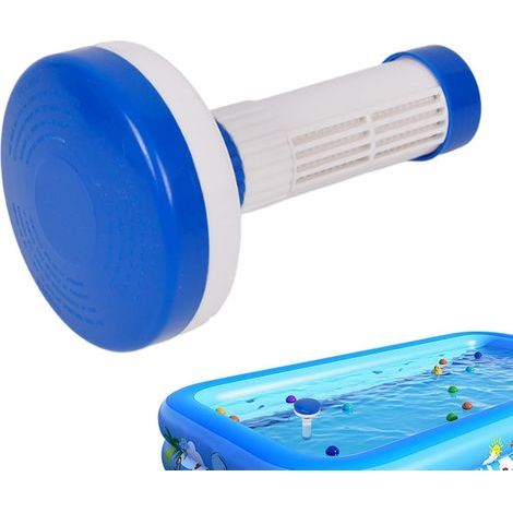 Schwimmender Tablettenspender mit graduiertem Behälter. Tablettenhalter für Whirlpools, Aufstell- und Einbaupools, Außenpools, Gärten und Terrassen. (1/5)