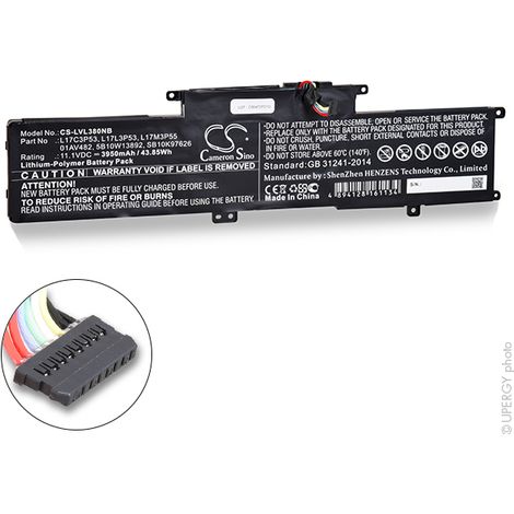 NX - Batterie ordinateur portable compatible Lenovo 11.1V 3950mAh - 01AV4825B10 (1/3)