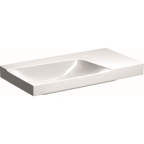 Geberit Xeno 2 lavabo, surface de pose à droite, sans percement (1/4)