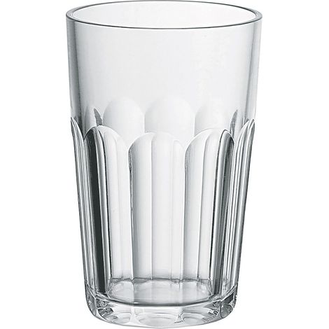 Verre Haut, Gobelet, Plastique Recyclable - Transparent, Ø 8 x h13 cm - 07230400 (1/2)