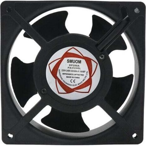 Ventilateur Axial Haute Température 120x120x38mm Silencieux Enfichable Optimise Circulation Air Chaud Compatible Poêles Chaudières-KZQ