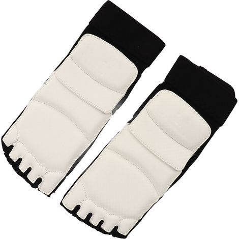 Gants de protection pour les pieds en Taekwondo (TKD), pour l'entraînement et les combats d'arts martiaux. Taille S. (1/5)