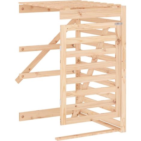 Maison Exclusive - Erweiterung für Mülltonnenbox Massivholz Kiefe